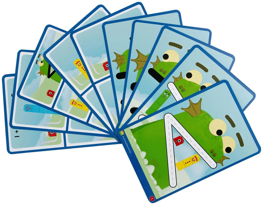 Образователнен комплект Learning Resources - Везна за баланс Numberlocks, 76 части