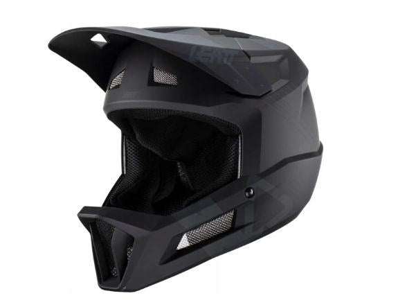 Велосипедна каска LEATT MTB Gravity 2.0 V23 с пълно лице, размер L (59–60 см), черна