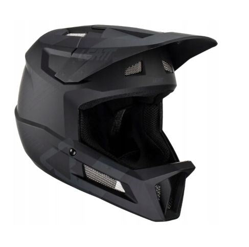 Велосипедна каска LEATT MTB Gravity 2.0 V23 с пълно лице, размер L (59–60 см), черна