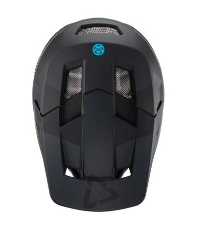 Велосипедна каска LEATT MTB Gravity 2.0 V23 с пълно лице, размер LM (57-58 см), черна