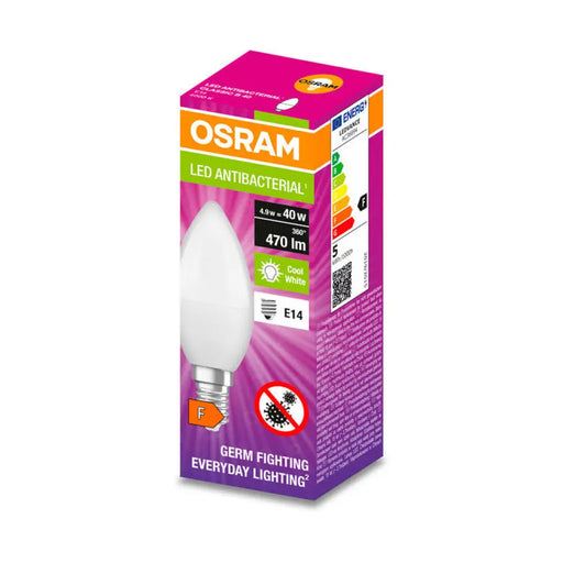 LED АНТИБАКТЕРИАЛНА КРУШКА 470LM 4000K E14 OSRAM