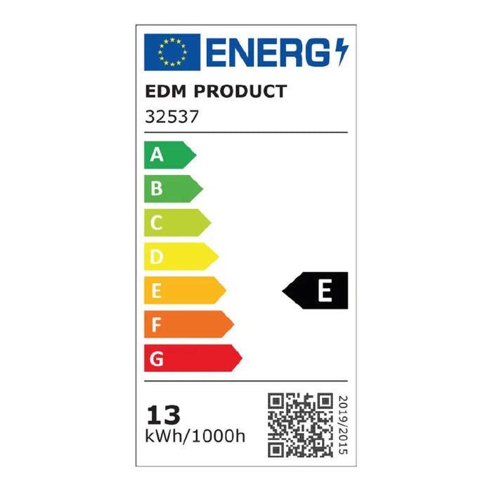 LED Аплик EDM 32537 полипропилен E 15 W 13 W 1250 Lm 1850