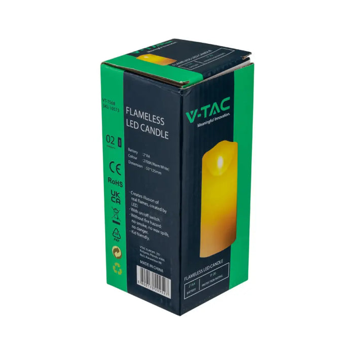 LED ДЕКОРАТИВНА СВЕЩ НА БАТЕРИИ 12CM V-TAC
