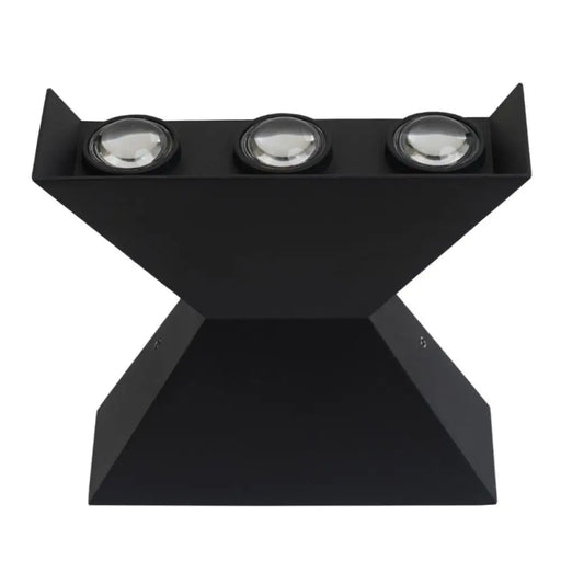 LED ФАСАДЕН АПЛИК ALPHA 6X1W ЧЕРЕН
