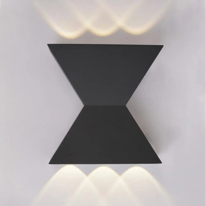 LED ФАСАДЕН АПЛИК ALPHA 6X1W ЧЕРЕН