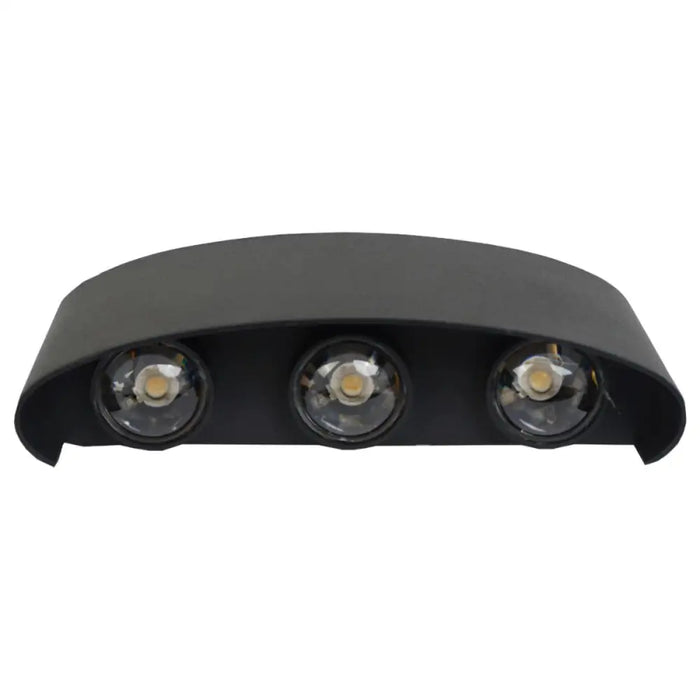 LED ФАСАДЕН ОСВЕТИТЕЛ DAKOTA 6X1W ЧЕРЕН