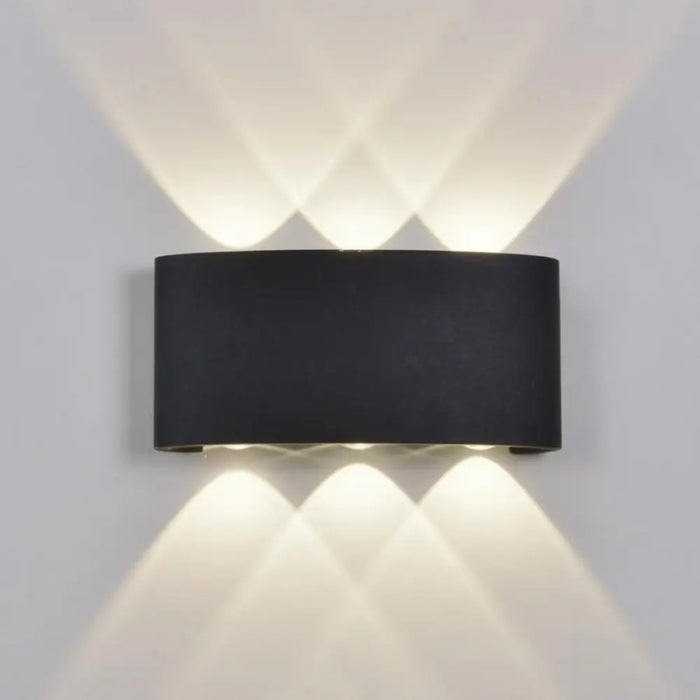 LED ФАСАДЕН ОСВЕТИТЕЛ DAKOTA 6X1W ЧЕРЕН