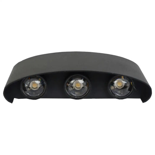 LED ФАСАДЕН ОСВЕТИТЕЛ DAKOTA 6X1W ЧЕРЕН