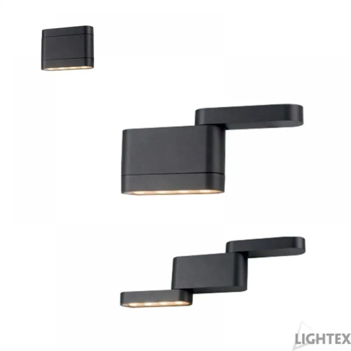 LED ФАСАДЕН ОСВЕТИТЕЛ NANT 9W ЧЕРНО