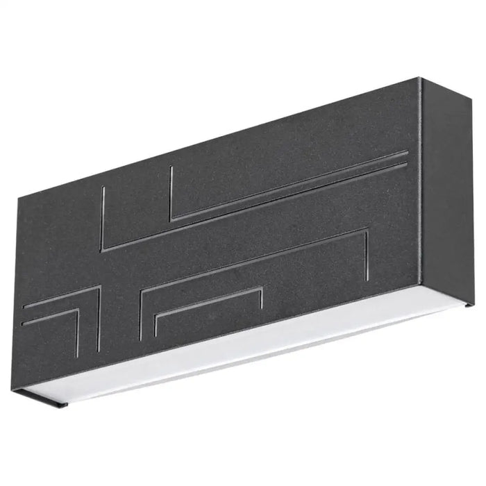 LED ФАСАДНО ТЯЛО 12W 4000K ЧЕРЕН IP65 RABALUX MARIBOR