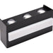 LED ФАСАДНО ТЯЛО 12W 4200K ДВУПОСОЧНО ЧЕРНО HOROZ TWIST