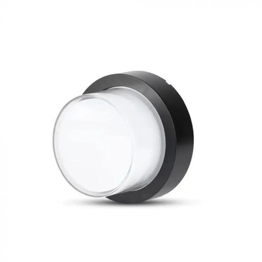 LED ФАСАДНО ТЯЛО КРЪГ 7W 550LM 3000К IP65 ЧЕРНО V-TAC