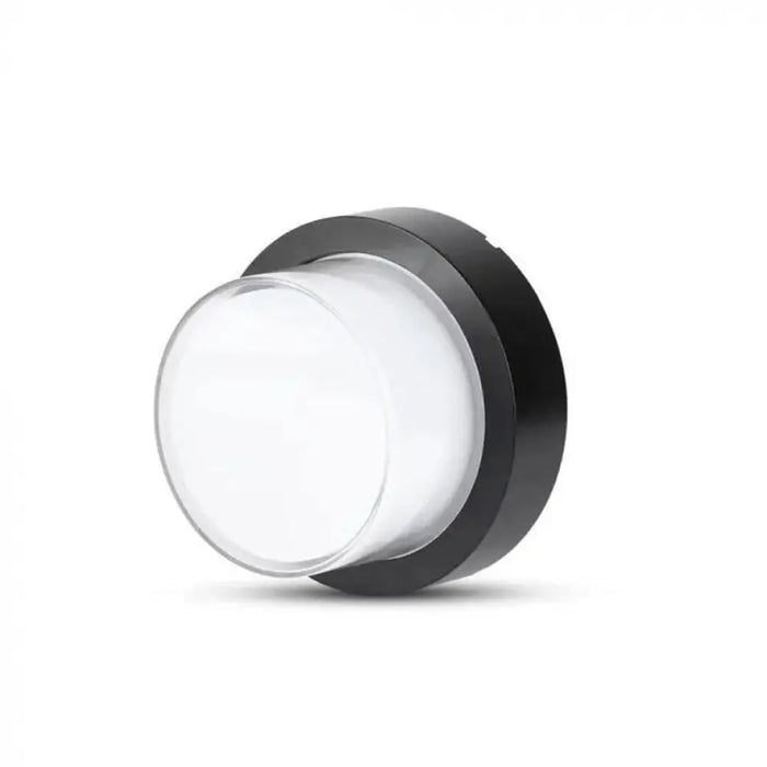 LED ФАСАДНО ТЯЛО КРЪГ 7W 550LM 3000К IP65 ЧЕРНО V-TAC