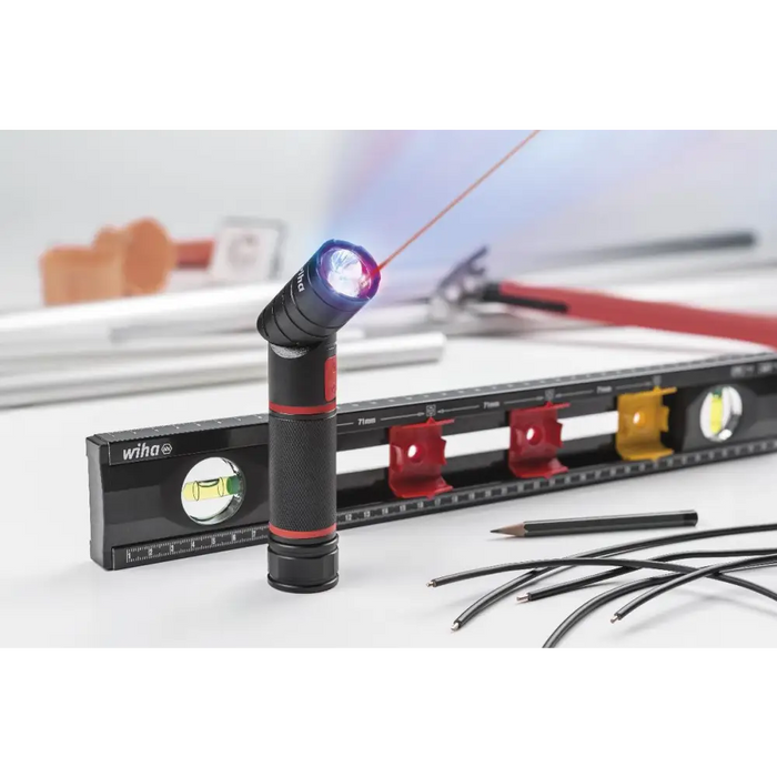 LED ФЕНЕР С ЛАЗЕР И UV СВЕТЛИНА WIHA