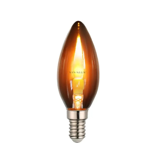 LED ФИЛАМЕНТ ЛАМПА Е14 GLOW ОПУШЕНА 1800