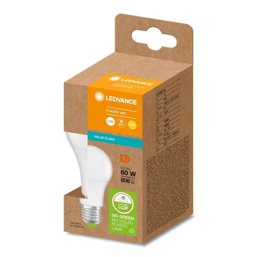 LED GO GREEN ЛАМПА CLA60 2700K E27 8.5W