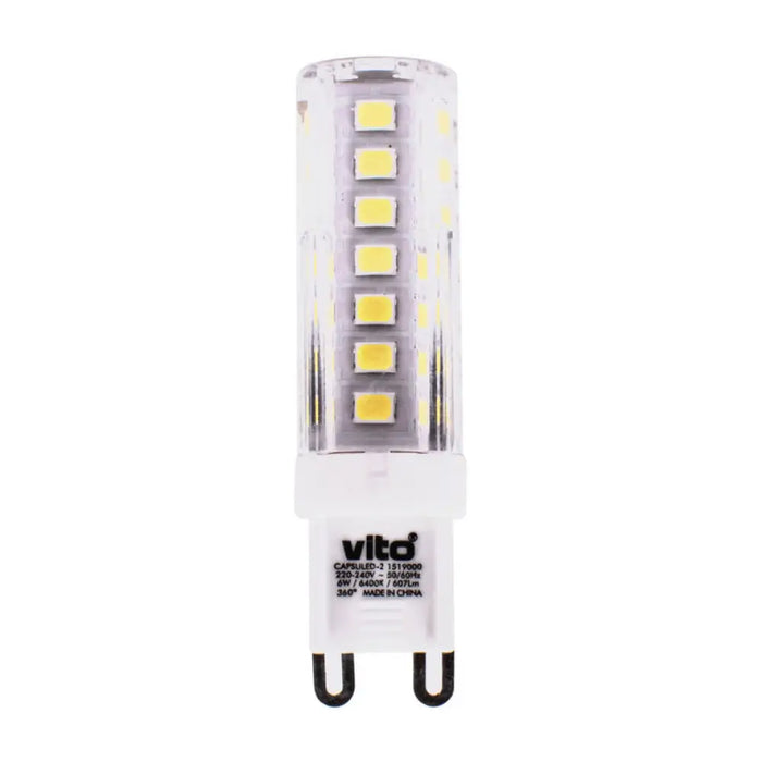 LED КАПСУЛА G9 6W 6400K 607LM VITO