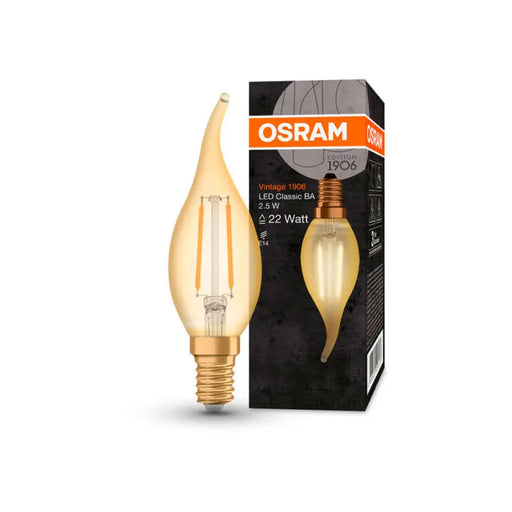 LED КРУШКА 2.5W E14 BA GOLD OSRAM