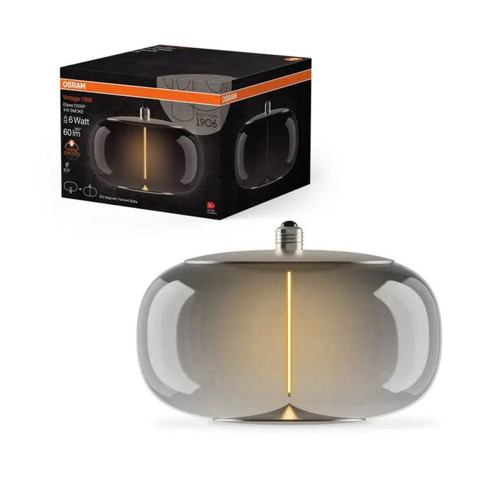 LED КРУШКА 4W 1800K 60LM ELIPSE D300P MAGNETIC FILAMENT