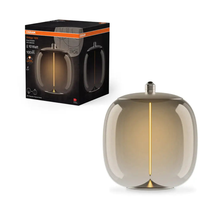 LED КРУШКА 4W 1800K 60LM OVAL D250W MAGNETIC FILAMENT OSRAM