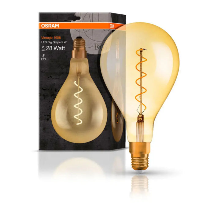 LED КРУШКА Е27 5W VINTAGE A160 GOLD OSRAM