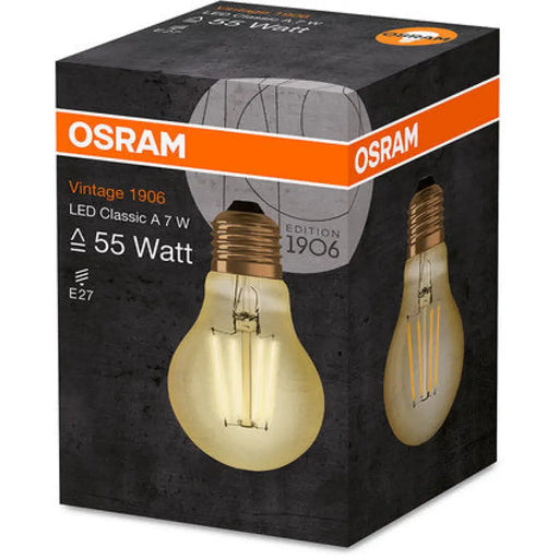 LED КРУШКА A55 OSRAM E27 7W VINTAGE