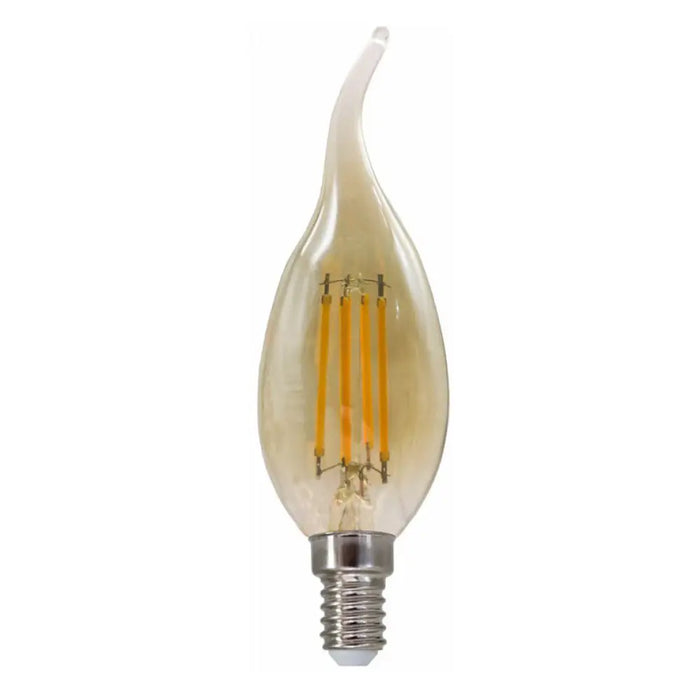 LED КРУШКА E14 4.8W 2700K 550LM FILAMENT LIGHTEX