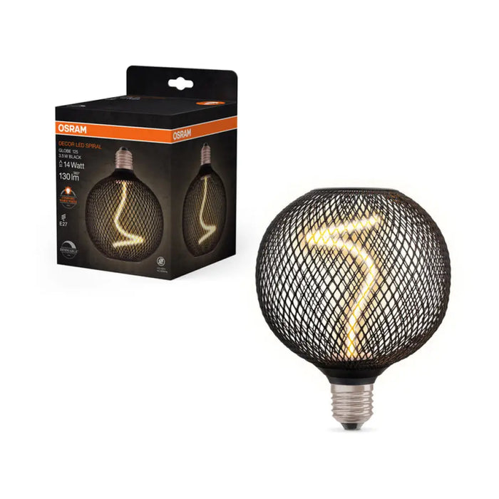 LED КРУШКА E27 3.5W 1800K 130LM FILAMENT BLACK OSRAM