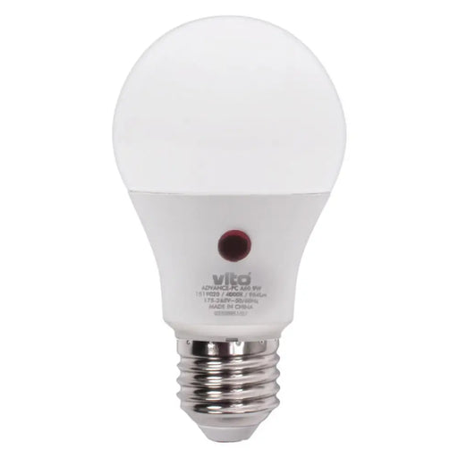 LED КРУШКА E27 9W 4000K 954LM СЪС СЕНЗОР ДЕН И НОЩ VITO