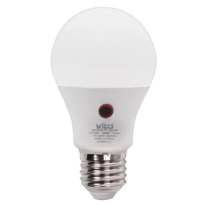 LED КРУШКА E27 9W 4000K 954LM СЪС СЕНЗОР ДЕН И НОЩ VITO