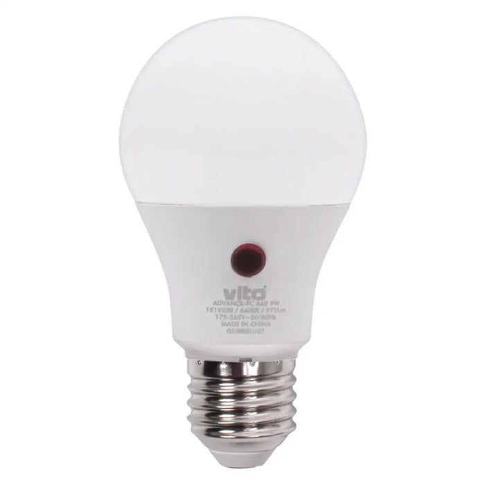 LED КРУШКА E27 9W 6400K 954LM СЪС СЕНЗОР ДЕН И НОЩ VITO