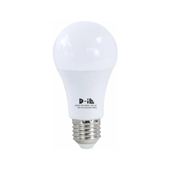 LED КРУШКА E27 A60 15W 1521LM 4000K D-IL