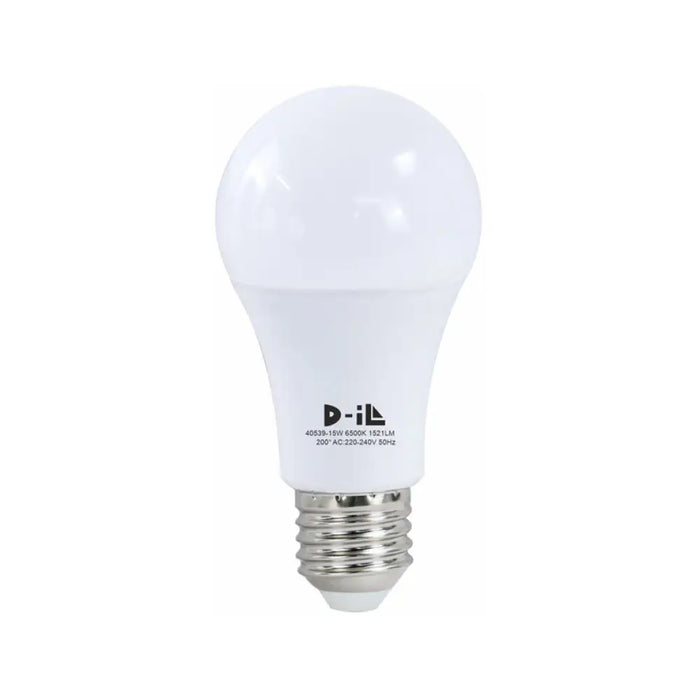 LED КРУШКА E27 A60 15W 1521LM 6500K D-IL