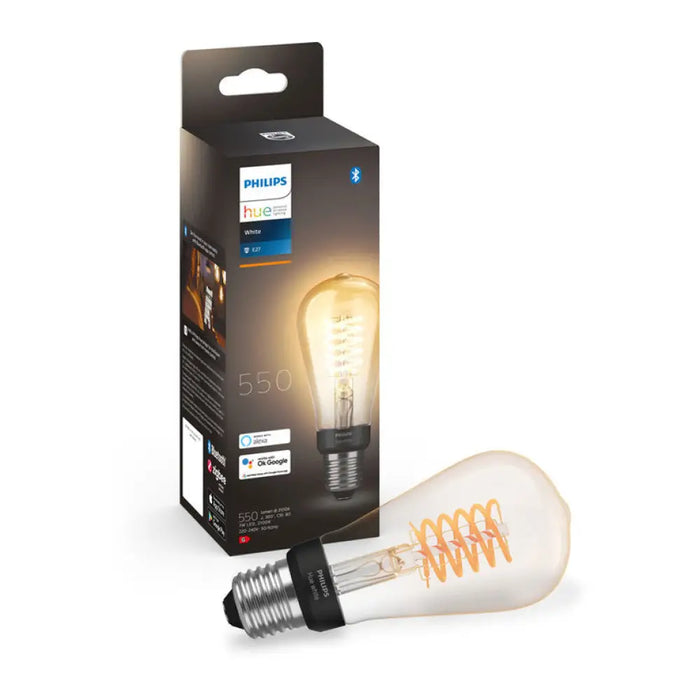 LED КРУШКА E27 ST64 7W 2700K FILAMENT PHILIPS HUE