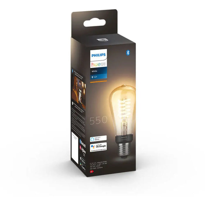 LED КРУШКА E27 ST64 7W 2700K FILAMENT PHILIPS HUE