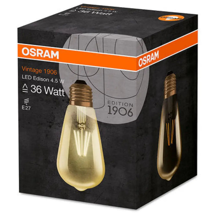 LED КРУШКА EDISON OSRAM E27 4.5W VINTAGE