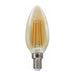 LED КРУШКА FILAMENT E14 6W C35 2700K 806LM LIGHTEX GOLD