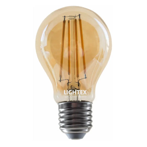 LED КРУШКА FILAMENT E27 6W A60 2700K 806LM LIGHTEX GOLD
