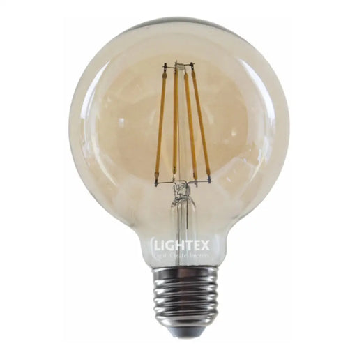LED КРУШКА FILAMENT E27 8W G95 2700K 1055LM LIGHTEX GOLD