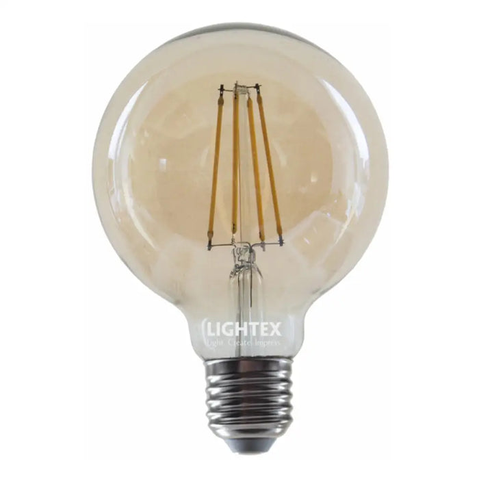 LED КРУШКА FILAMENT E27 8W G95 2700K 1055LM LIGHTEX GOLD