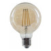 LED КРУШКА FILAMENT E27 8W G95 2700K 1055LM LIGHTEX GOLD