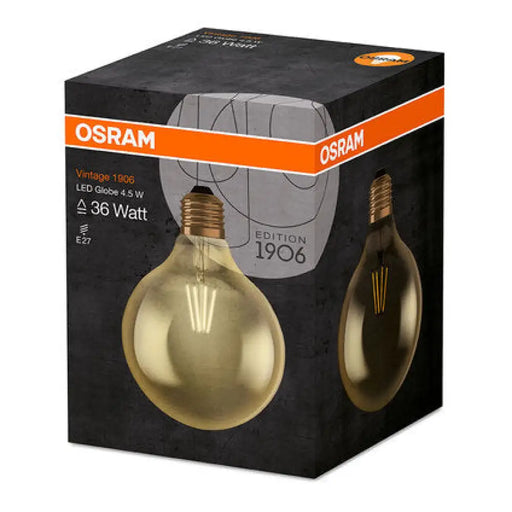 LED КРУШКА G125 OSRAM E27 4.5W VINTAGE