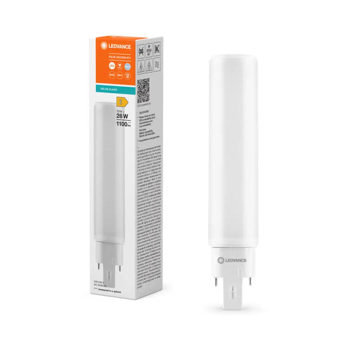 LED КРУШКА G24 10W 4000K 1100LM LEDVANCE