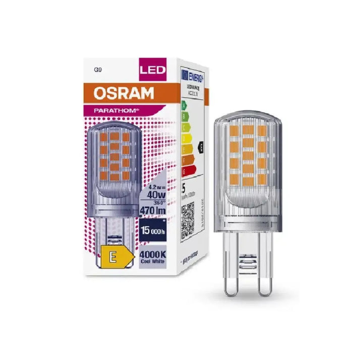 LED КРУШКА G9 4.2W 4000K 470LM LEDVANCE