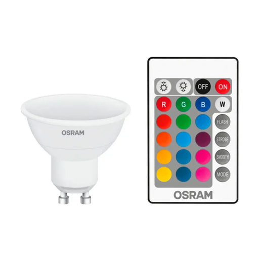 LED КРУШКА GU10 4.5W 250LM RGB 2700K ДИМИРУЕМА ДИСТАНЦИОННО