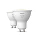 LED КРУШКА GU10 5.2W 2700K 2 БРОЯ PHILIPS HUE