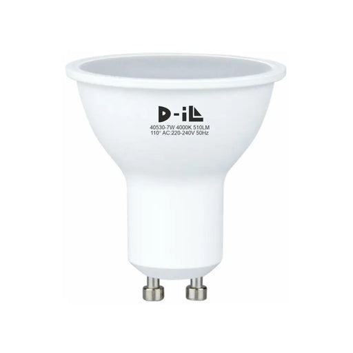 LED КРУШКА GU10 7W 510LM 4000K D-IL