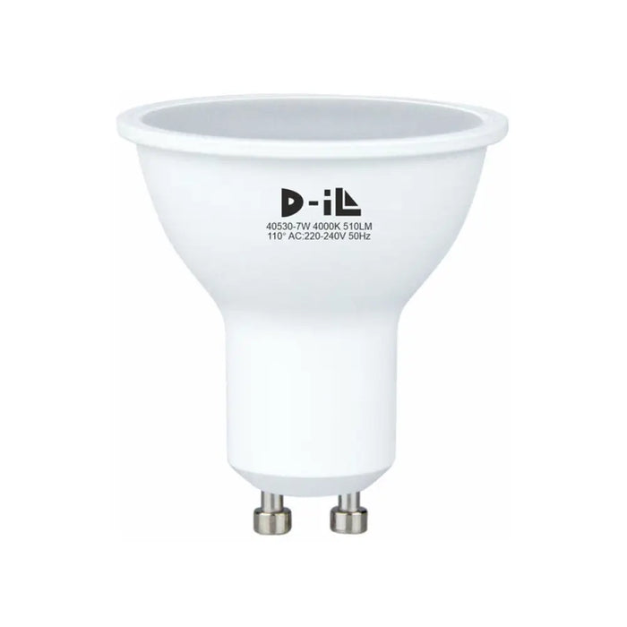 LED КРУШКА GU10 7W 510LM 4000K D-IL