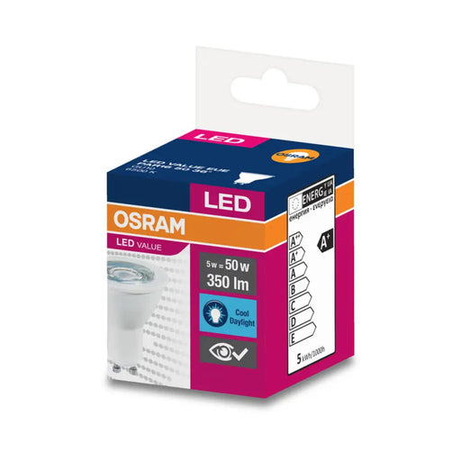 LED КРУШКА OSRAM GU10 5W 6400K