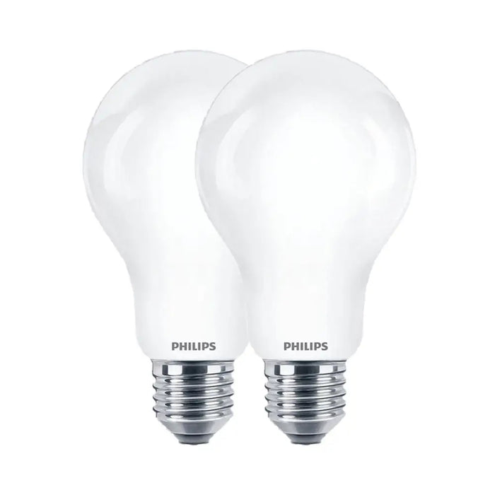 LED крушка Philips 100 W Бял D A++ E27 2 броя (2700 K)
